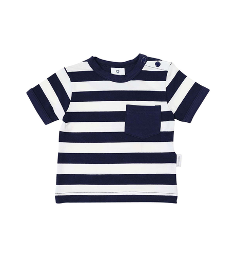 Korango Camper Van Pocket Tee - Navy/White