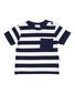 Korango Camper Van Pocket Tee - Navy/White