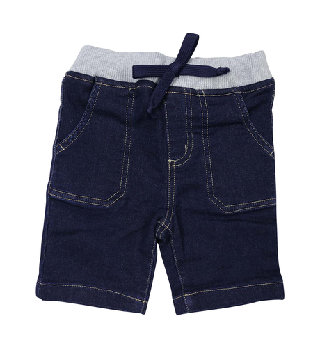 Korango Shark Denim Knit Short - Dark Denim