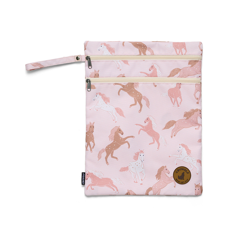 Crywolf Wet Bag Blush Ponies