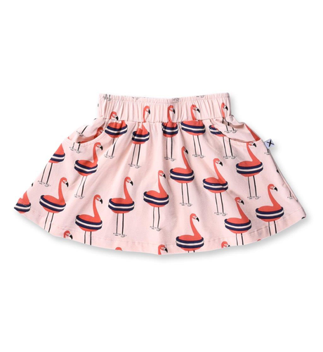 Minti Safe Flamingos Skirt - Ballet