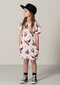 Minti Budgies Rolled Up Tee Dress - Pink Marle