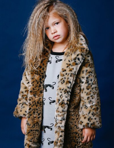 Kids outlet leopard jacket