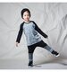 Little Flock Basics Legging Black/Grey