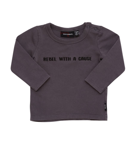 Rock Your Baby Rebel With a Cause LS Tee