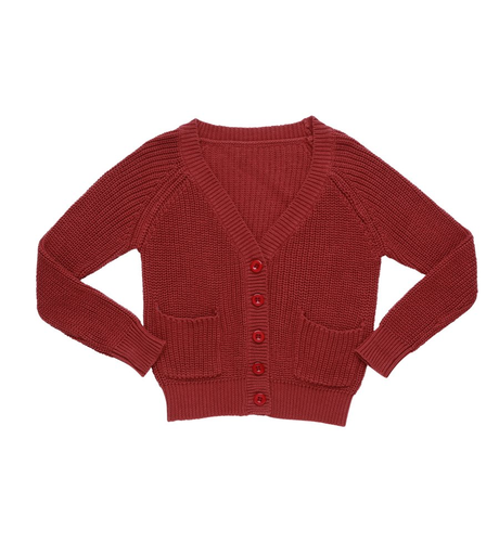 Rock Your Baby Slouch Cardigan Rust