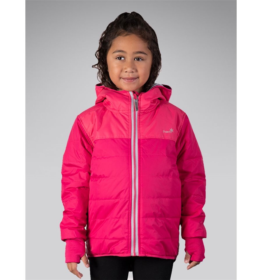 Therm Hydracloud Puffer Jacket Rose Red CLOTHING RAINWEAR Kids Clothing NZ Shop Online Kid Republic W18 Therm