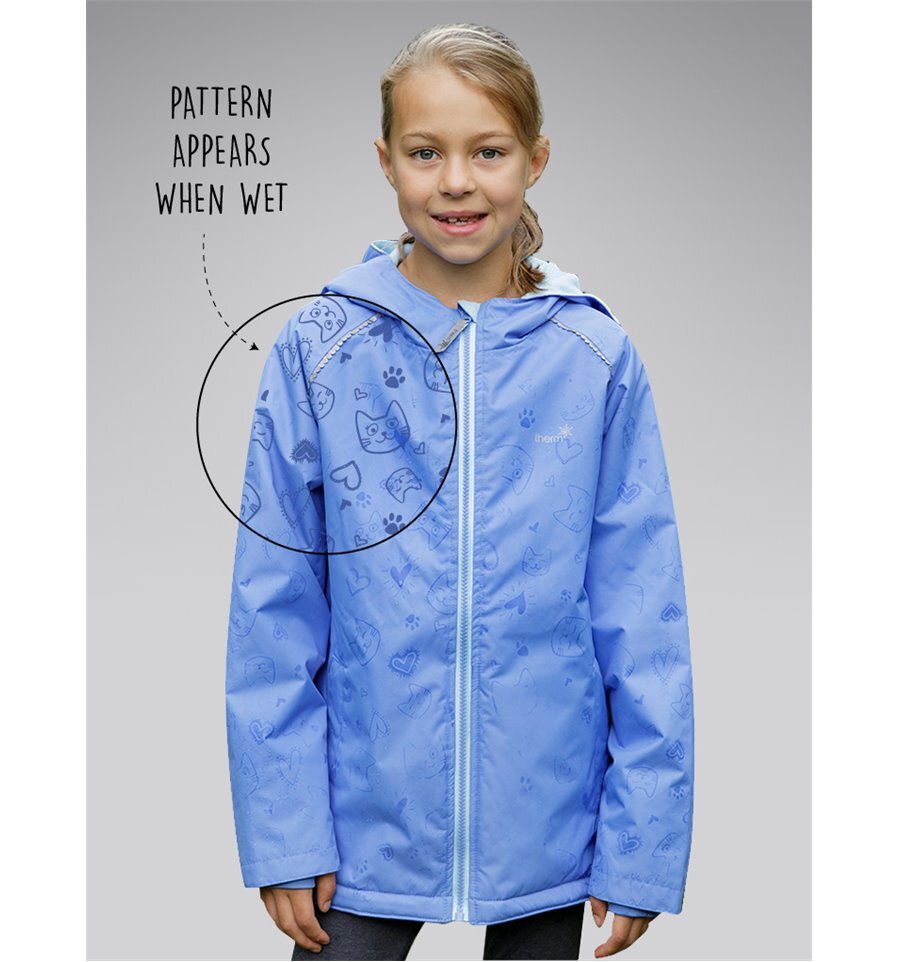 Therm Magic Storm Jacket Princess Blue CLOTHING-RAINWEAR Kids