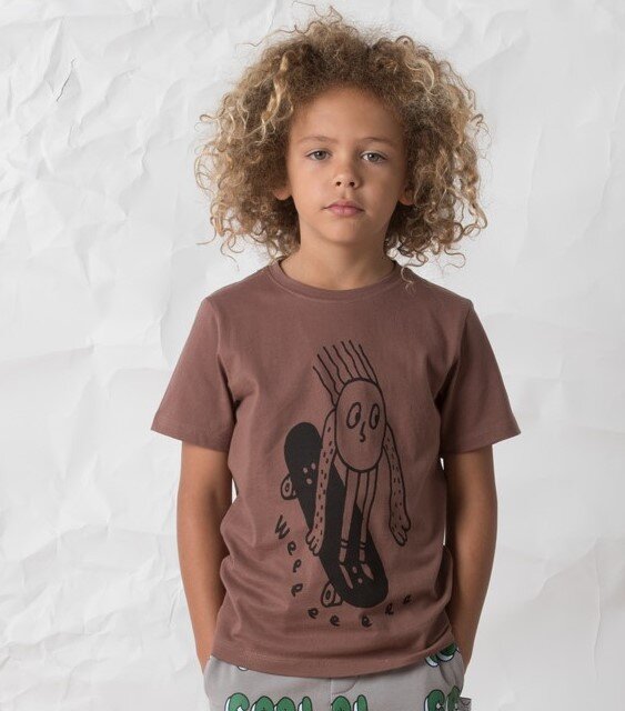 childrens brown t shirt
