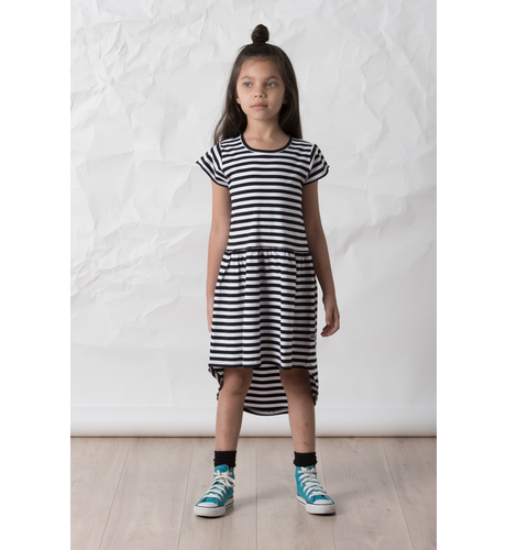 Littlehorn Standard Stripe Dome Dress - Black Stripe