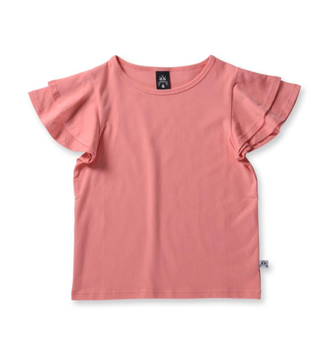 Littlehorn Ruffle Tee - Sorbet