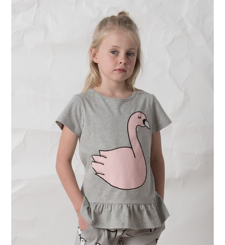 Littlehorn Swan Tee - Grey