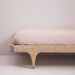 Burrow & Be Blush Bow fitted cot sheet