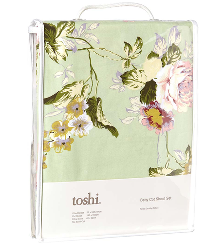 floral cot sheets nz