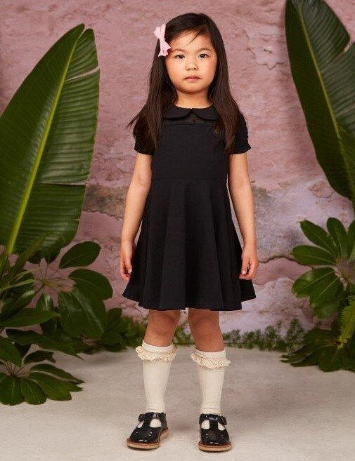 Rock Your Kid Gathered Sleeve Waisted Dress - Black - SHOP BY BRAND-Rock Your Kid : Kids Clothing NZ : Shop Online : Kid Republic - S18/19 Rock Your Kid Rock Your Kid Gathered Sleeve Waisted Dress - Black - SHOP BY BRAND-Rock Your Kid : Kids Clothing NZ : Shop Online : Kid Republic - S18/19 Rock Your Kid