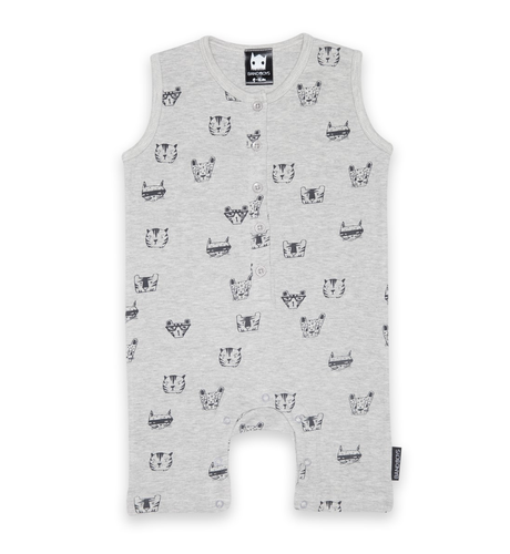 Band of Boys Organic A Cat For Everyone Singlet Romper