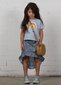 Hootkid Cornflower Midi Skirt