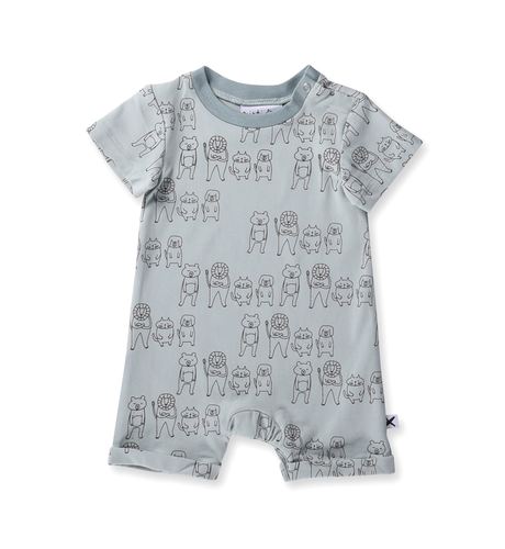 Minti Baby Animal Mates Brooklyn Suit - Muted Green