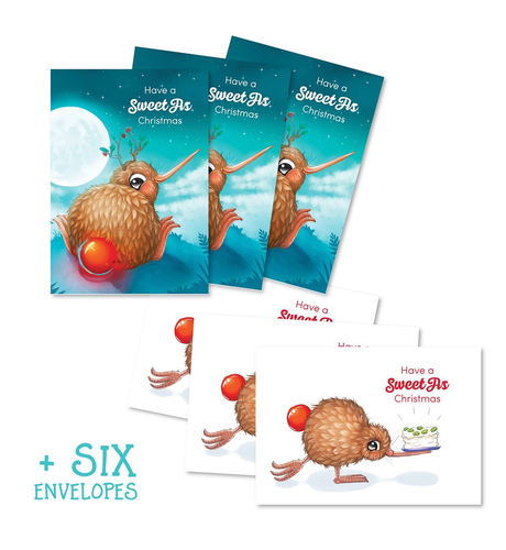 Kuwi the Kiwi Christmas Card Pack