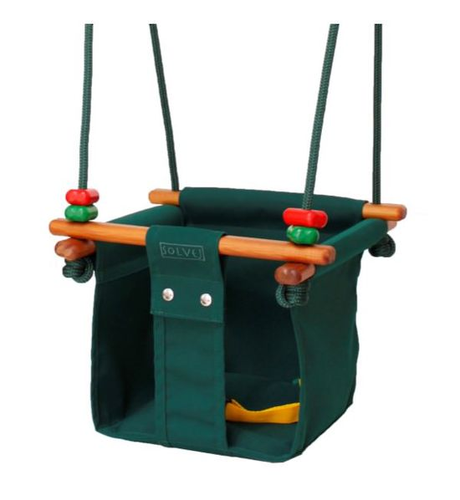 Solvej Baby/Toddler Swing - Forest Green