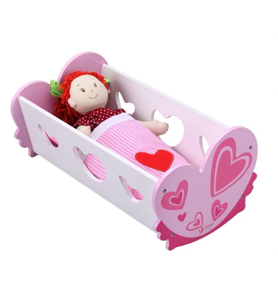Wooden Dolls Cradle PLAYDolls & Acc. Kids Clothing NZ Shop