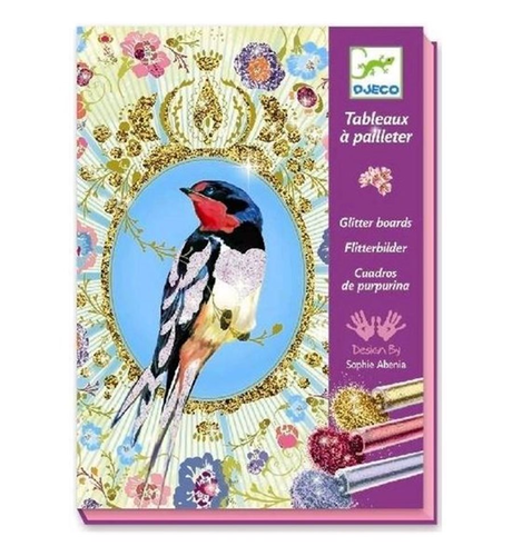 Djeco Glitter Boards - Birds