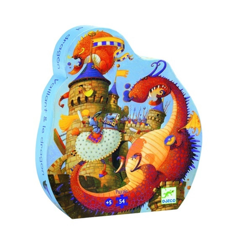 Djeco Valiant & the Dragon 54pc Puzzle