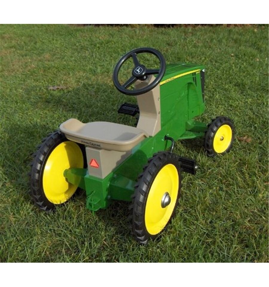 john deere steel pedal tractor