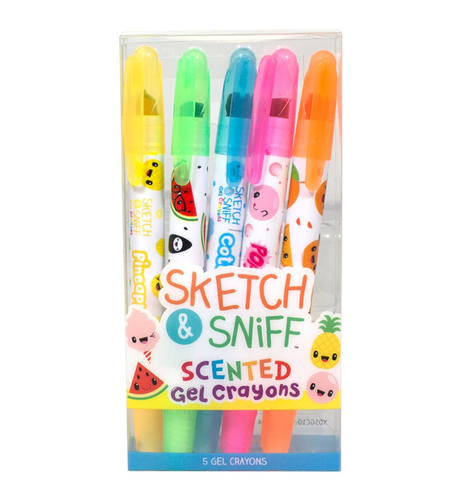 Smens Sketch & Sniff Gel Crayons 5 Pack