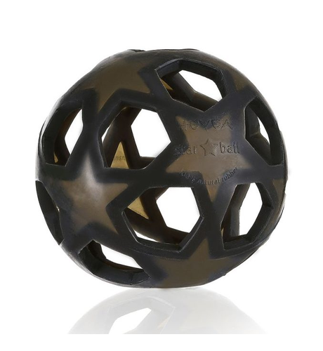 Hevea Natural Rubber Star Ball Charcoal