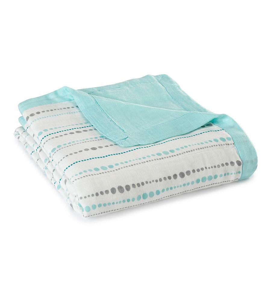 Aden Anais Bamboo Dream Blanket Azure BABY ESSENTIALS Bedding Kids Clothing NZ Shop Online Kid Republic TEST Aden Anais