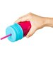 Boon Snug Straw with Cup - Pink/Purp/Blu
