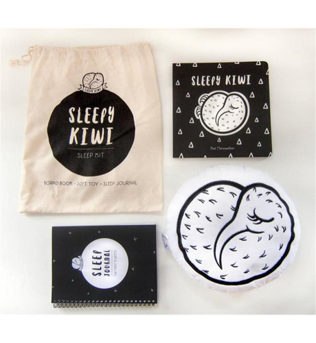 Sleepy Kiwi Kit - Book, Pillow & Kournal