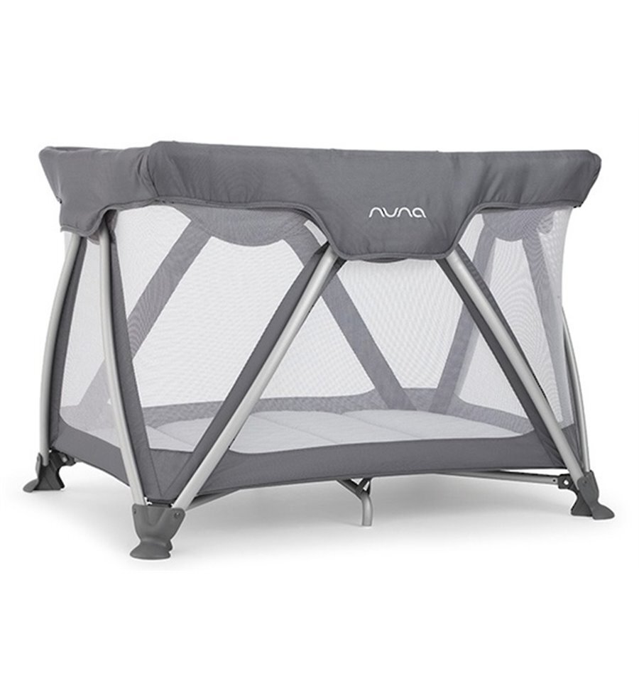 Nuna Sena Travel Cot Graphite NURSERYFurniture Kids Clothing NZ