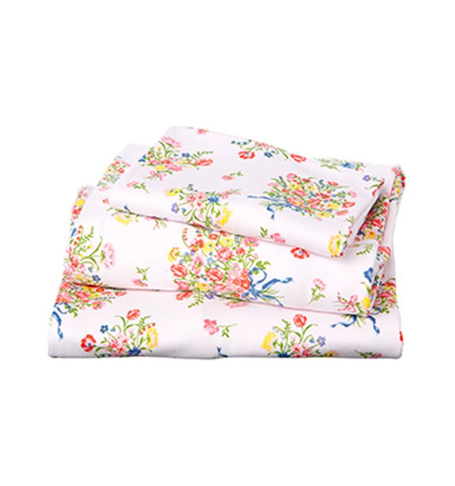 Toshi Cotton Knit Cot Sheet Set Bouquet SALEGeneral Kids Clothing