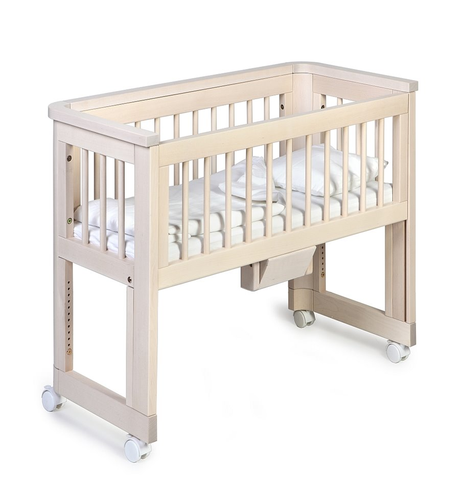 Troll Sun Bedside Bassinet - Whitewash