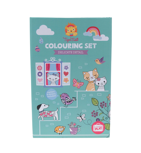 Tiger Tribe Colouring Set - Delicate Detail