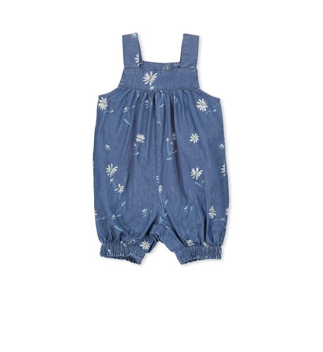 Milky Daisy Chambray Playsuit