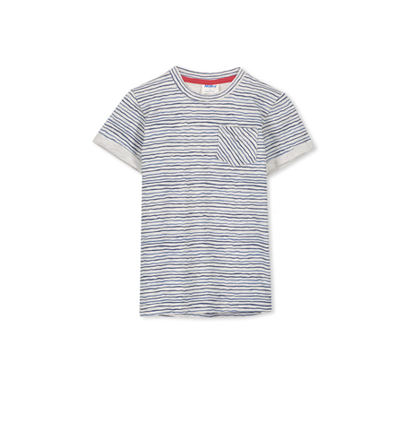 Milky Wiggle Stripe Tee