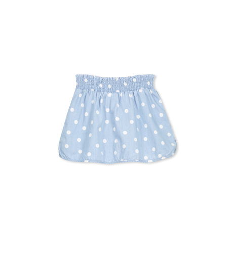 Milky Chambray Spot Skirt