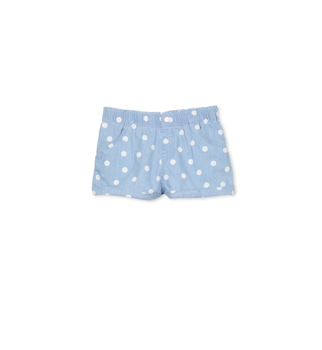 Milky Chambray Spot Short