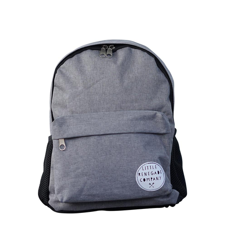 Little Renegade Wolf Grey Backpack - Mini