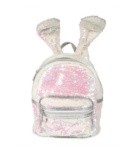Sequin Bunny Ears Backpack - NURSERY-Back to School : Kids Clothing NZ ...