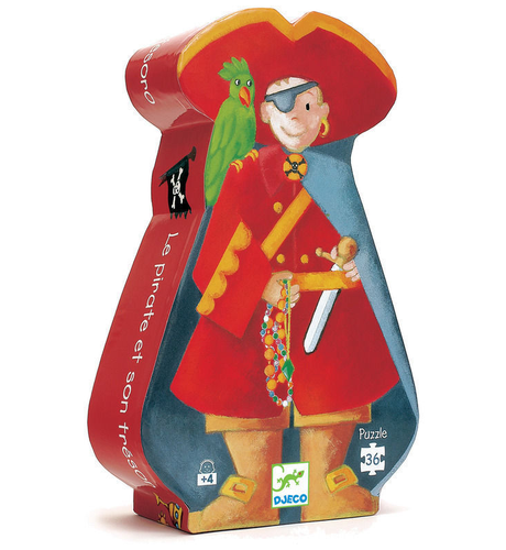 Djeco Pirate & Treasure Silhouette Puzzle