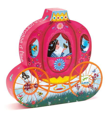 Djeco Elise's Carriage Silhouette 54pc Puzzle