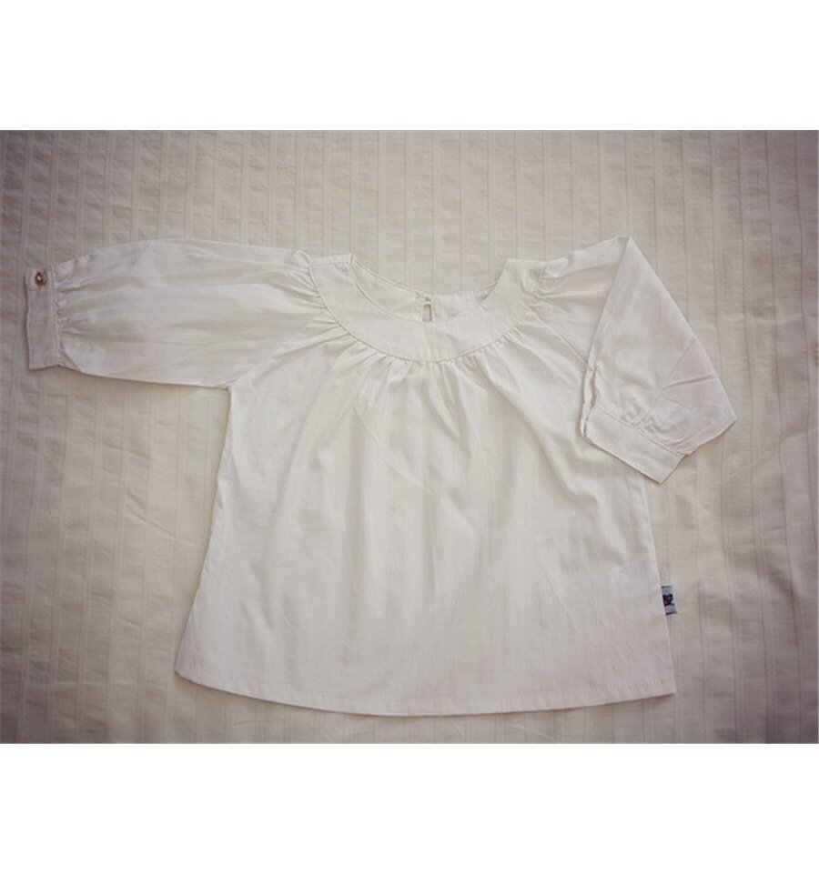 Daisy & Moose White Roundneck Top SALESale Girls Clothing Kids