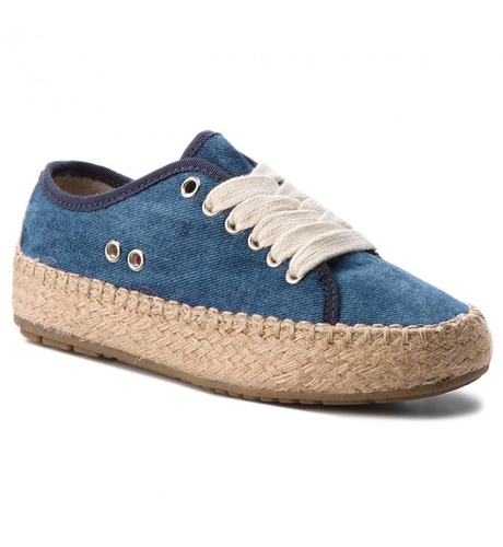 Emu Agonis Teens Espardrille - Dk Denim Distress
