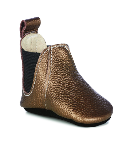 Emu Ruby Metallic Bronze Leather Bootie