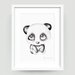 Little Rae Prints Poppy the Panda A3