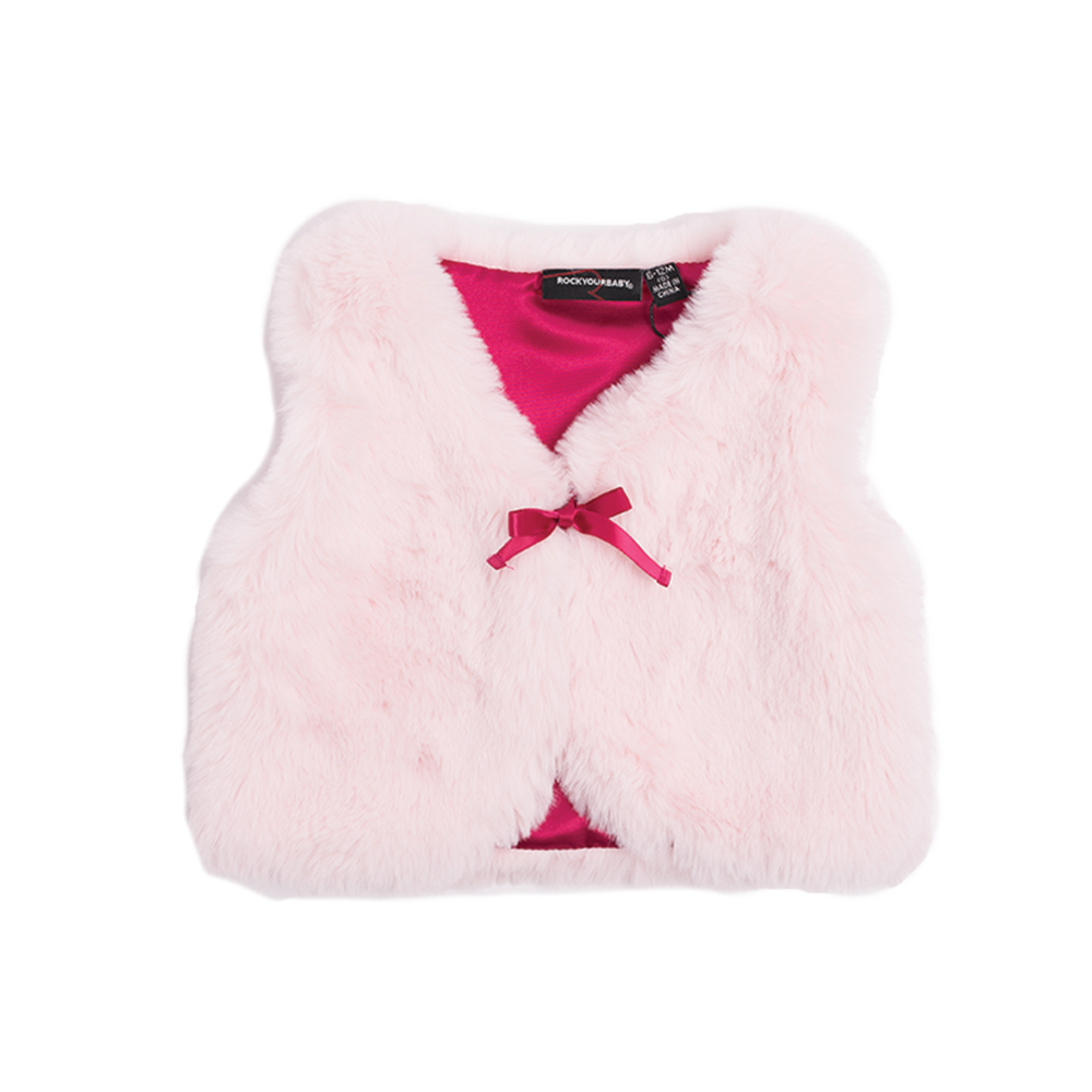 Rock Your Kid Faux Fur Vest - CLOTHING-GIRL-Girls OUTERWEAR : Kid